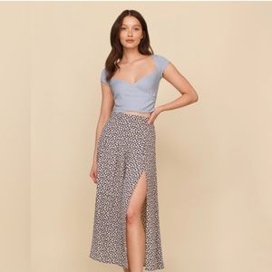 Reformation gill rib top, Medium